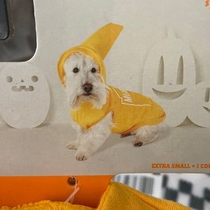 XS dog mustard Halloween costume brand new with tags